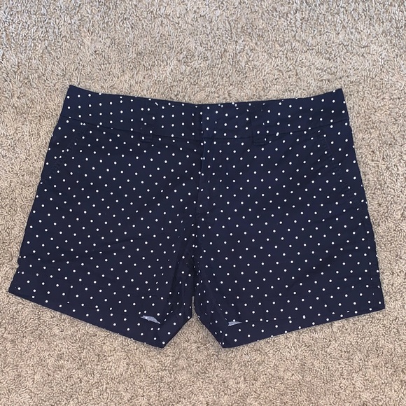 Tommy Hilfiger Pants - Tommy Hilfiger Women’s Navy Blue Polka Dot Summer Shorts Size 8